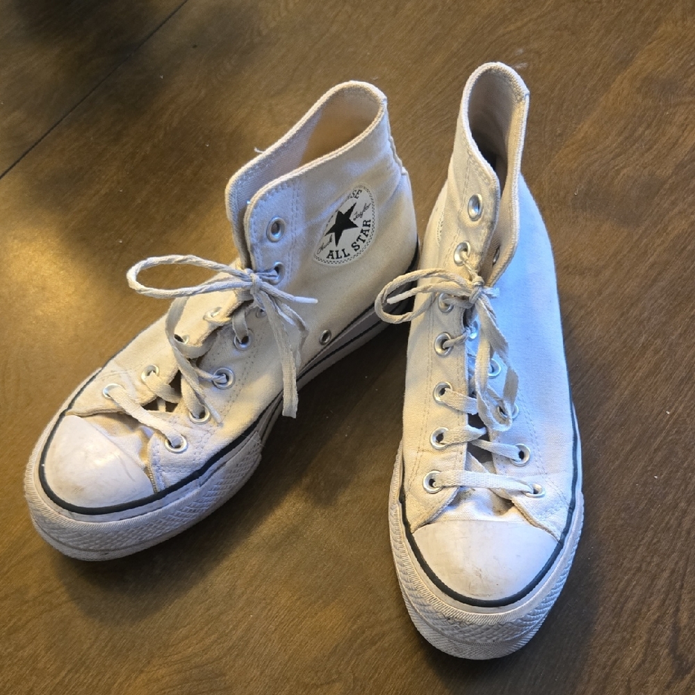 Converse All Star White High-Top Sneakers